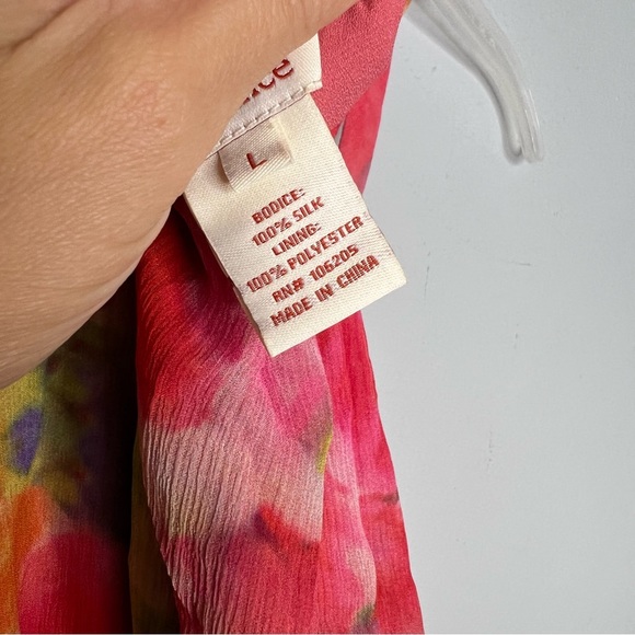 Sundance Silk Flowers Halter Midi Dress - Picture 8 of 8